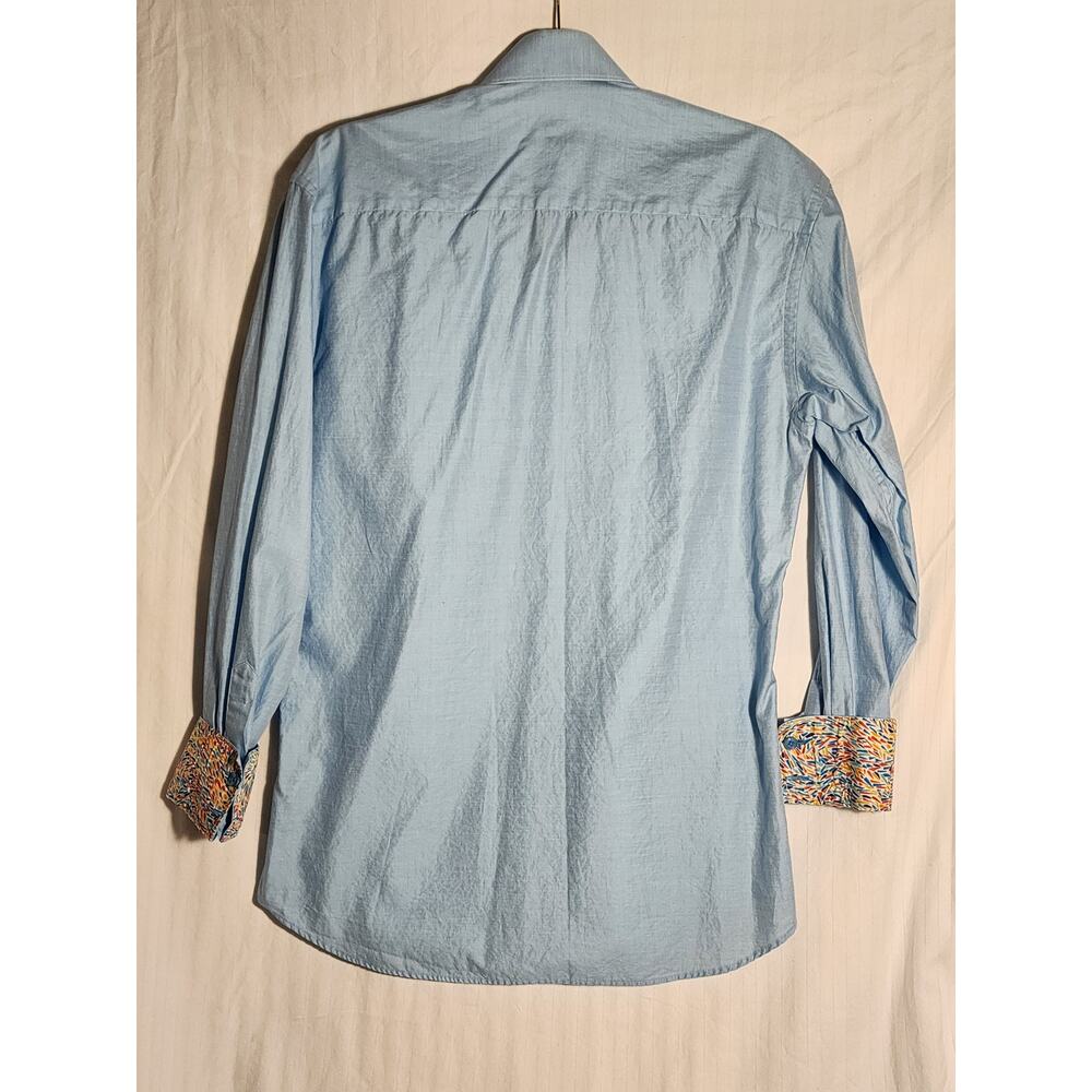 BERTIGO Men's Button Up Dress Shirt Medium - Picture 4 of 8